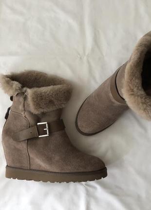 Напівчоботи на натуральному хутрі ash. 39,5-40(25,5)