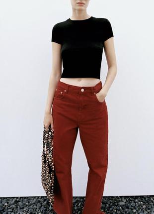 Zara футболка маска топ