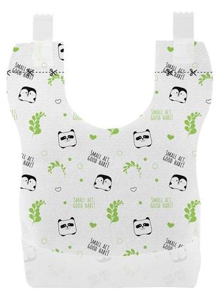 Слюнявчики одноразовые chicco eco bibs 36 шт. (8058664133697)2 фото