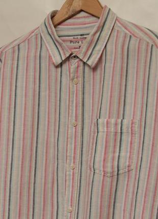 Marks and spencer blue harbour рр xxl лляна сорочка