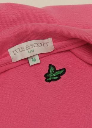 Lyle & scott club m поло из хлопка и лайкры4 фото