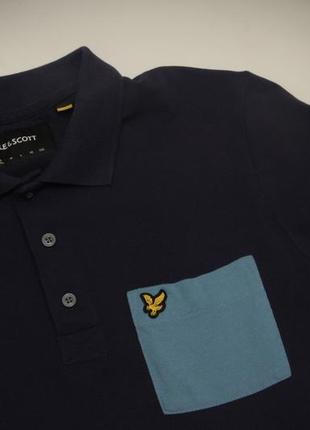 Lyle & scott рр s поло из хлопка свежие коллекции контрастныйкарман