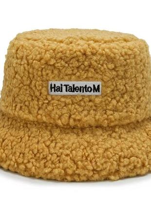 Панама жіноча тепла жовтий