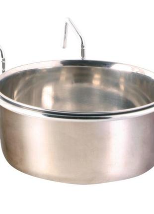 Trixie stainless steel bowl кормушка для птиц стальная 600мл (5495)