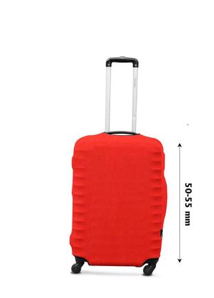 Чехол для чемодана  coverbag  дайвинг  s морковный
