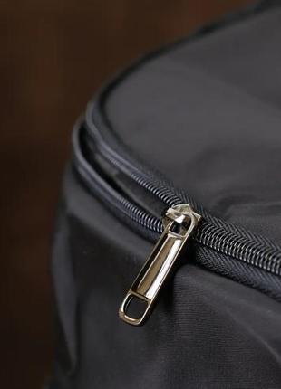 Мужской рюкзак черный текстильный3 фото