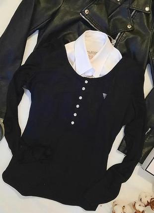 Кофточка на довгий рукав з дуже красивими гудзиками💫 guess