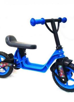 Велобег kinderway cosmo bike синий, голубой, белый 11-0141 фото