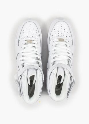 Білі кросівки найк з застібками7 фото