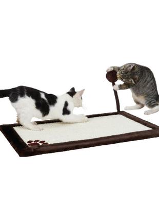 Кігтеточка-килимок для кішок trixie scratching mat 70х45см2 фото