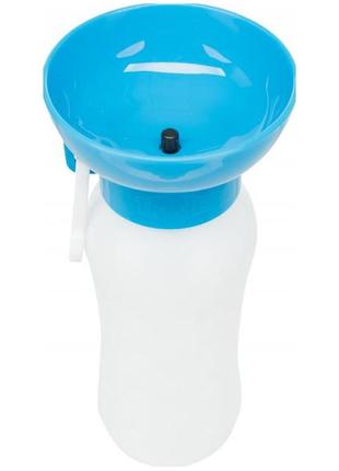 Поїлка з мискою bottle with drinking bowl дорожня для собак 0,55 л