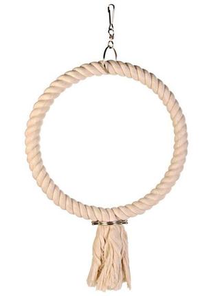 Trixie rope ring кольцо веревочное подвесное для птиц 25см (5166)