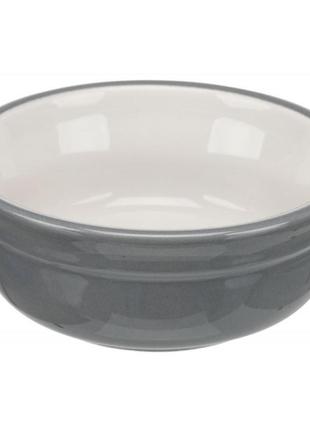 Trixie eat on feet bowl set керамічні миски на підставці для собак 2х0,6 л3 фото