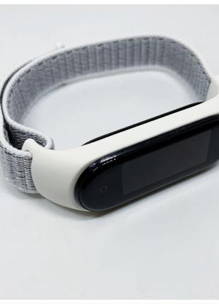 Ремінець mi band 3 mi band 4 🐷 тканинний на липучці 👍👫❤️