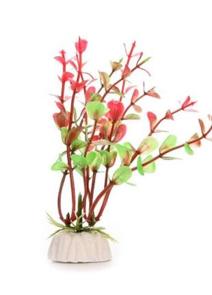 Искусственные растения для аквариума разноцветные - длина 9см, пластик1 фото