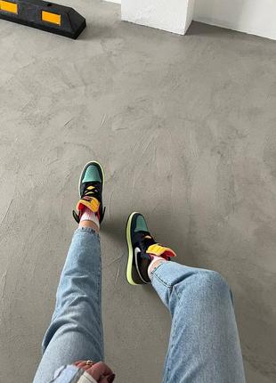 Кросівки air jordan 1 mid multicolor кроссовки9 фото