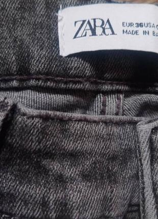 Базовые плотные серые джинсы скинни с высокой посадкой высокая посадка ,талия zara5 фото
