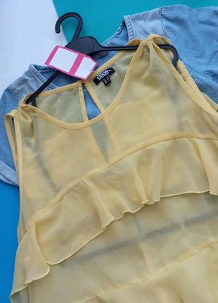 Новая туника майка удлинённая платье воланы asos2 фото