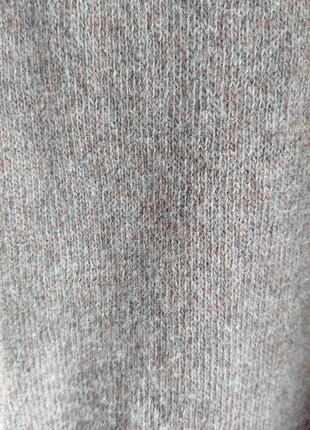 Коричнева кофта кардиган на гудзиках з вовни 6