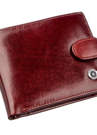 Компактный мужской кошелек boston 18810 коричневый1 фото