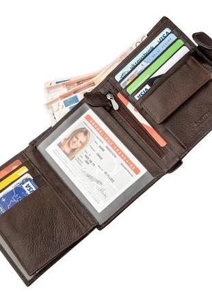Багатофункціональний чоловічий гаманець boston 18821 коричневий6 фото