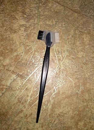 Бритва і щіточка для брів 2 в 1