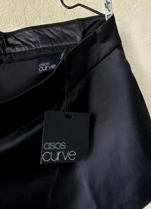 Новая с биркой черная юбка карандаш asos curve размер 20 uk3 фото