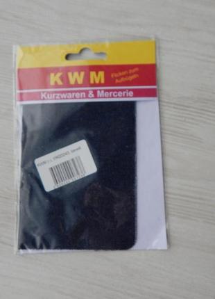 Термозаплатка для быстрого ремонта одежды kwm 17*12,5см джинс2 фото