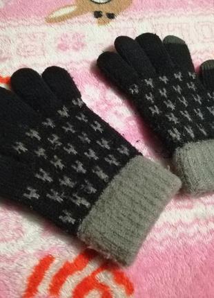 Тёплые перчатки зимние.5 фото