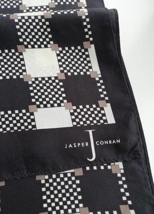 Красивий фірмовий шовковий шарф англійського бренду jasper conran!!! оригінал!!9 фото