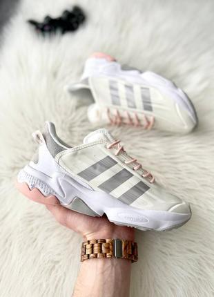 Кросівки ozweego celox 'silver metallic/ cloud white/ grey two' кросівки1 фото