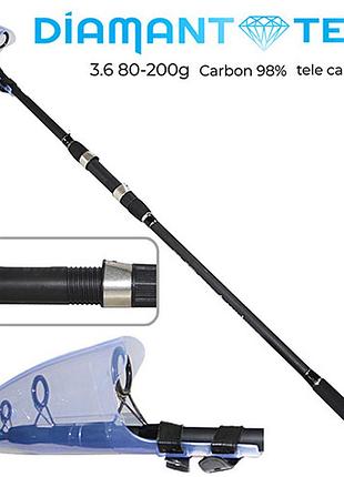Спиннинг телекарп "diamant" 80-200г  3.6м