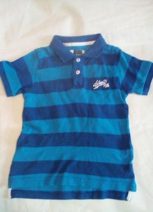 Футболка поло на мальчика 5-6лет  рост 110-116см бангладеш