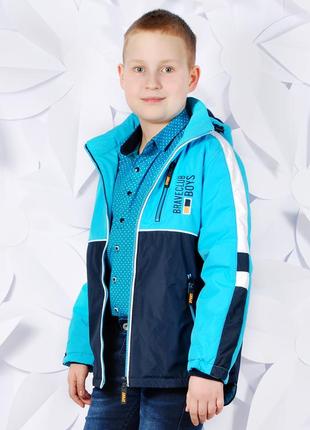 Якісна куртка для хлопчика від grace (угорщина), (р. 116-146)1 фото