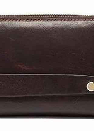 Клатч мужской vintage 14908 коричневый2 фото