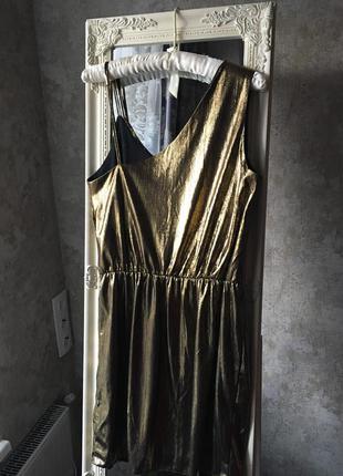 Золоте, вечірнє плаття 3