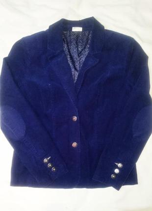 Піджак блейзер вельветовий синій вельветовий блейзер жіночий10 фото
