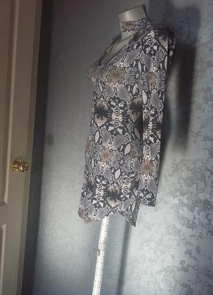 Віскозне сукню з чокером 5