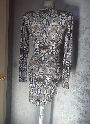 Віскозне сукню з чокером 4