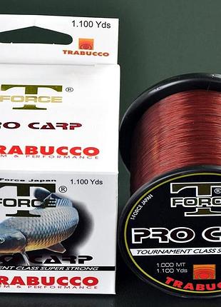 Леска trabucco t-force pro-carp 1000м 0,28мм 9,8кг (053-17-280)