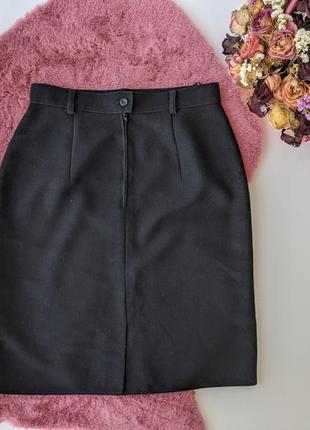 Стильна чорна спідниця класична юбка3 фото