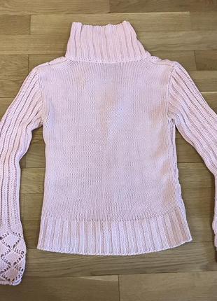 Теплий жіночий светр (женский джемпер, гольф, полоувер)7 фото