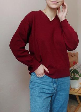 Винтажний светр, джемпер італія светр шерсть джемпер пуловер zara mango bershka cos h&m6 фото