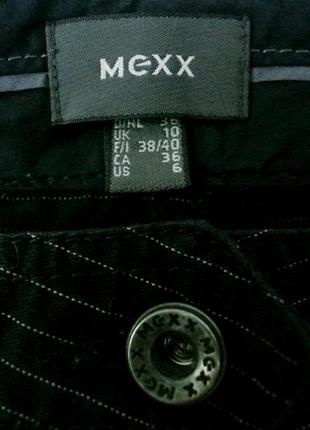 Стильная брендовая юбка mexx в полоску. размер uk10eur38.5 фото