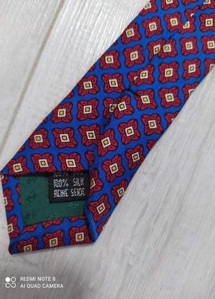 Дизайнерский итальянский шелковый галстук endrew's ties 100% шелк8 фото