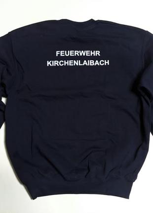 Спортивная кофта свитшот пожарного германии милитари2 фото