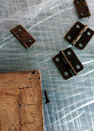 Мини петли для шкатулки, петли для шахмат