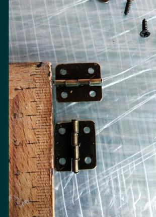 Мини петли для шкатулки, петли для шахмат