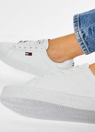 Кожаные кеды Bucket tommy hilfiger оригинал 37-42р-ры