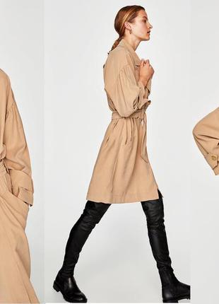 Плаття zara-тренч в стилі oversize3 фото